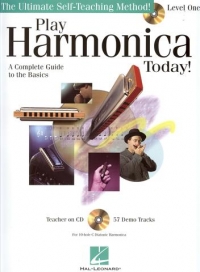 Play Harmonica Today Level 1 Book & Cd Sheet Music Songbook