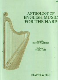 Anthology Of English Harp Music Vol 1 Watkins Sheet Music Songbook
