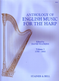 Anthology Of English Harp Music Vol 3 Watkins Sheet Music Songbook