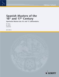 Spanish Masters Of The 16th & 17th Century Harp Sheet Music Songbook