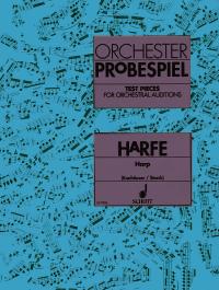 Test Pieces For Orchestral Auditions Harp Sheet Music Songbook