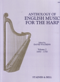 Anthology Of English Harp Music Vol 2 Watkins Sheet Music Songbook