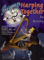 Jazzy Harping Together Rosetty Book/cd Sheet Music Songbook