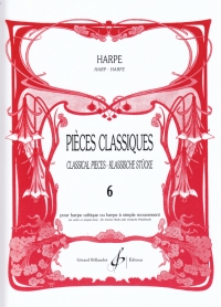 Pieces Classiques Book 6 Harp Arranged Bouchaud Sheet Music Songbook