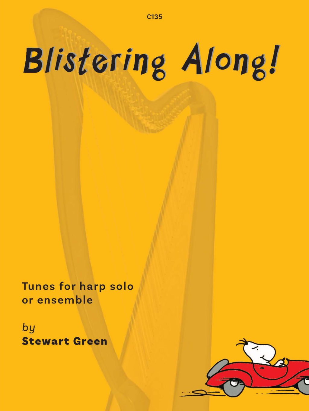 Blistering Along! Green For Harp Sheet Music Songbook