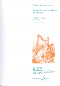Variations Sur Un Theme De Mozart Harp Solo Sheet Music Songbook
