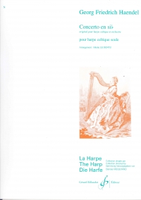 Handel Concerto Bb Op4 No 6 Hwv294 Le Dentu Harp Sheet Music Songbook