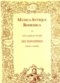 Dussek 6 Sonatinas For Harp Sheet Music Songbook