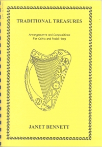 Traditional Treasures Bennett Celtic & Pedal Harp Sheet Music Songbook