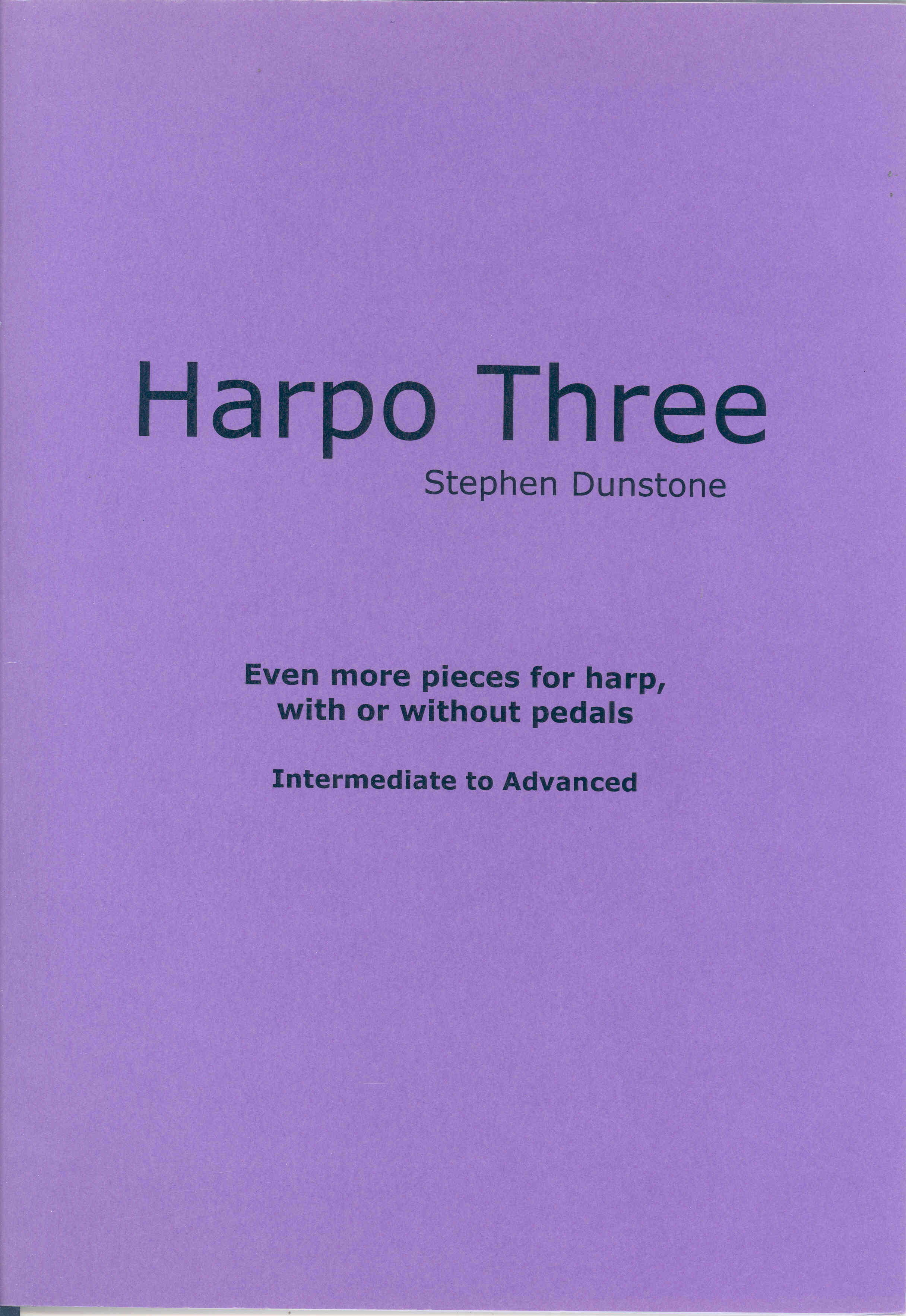 Dunstone Harpo 3 Sheet Music Songbook