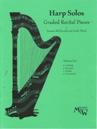 Harp Solos Vol 2 Mcdonald & Wood Rollo Sheet Music Songbook