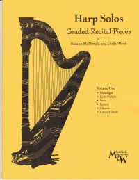Harp Solos Vol 1 Mcdonald & Wood Rollo Sheet Music Songbook
