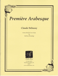 Debussy Premiere Arabesque Harp Sheet Music Songbook