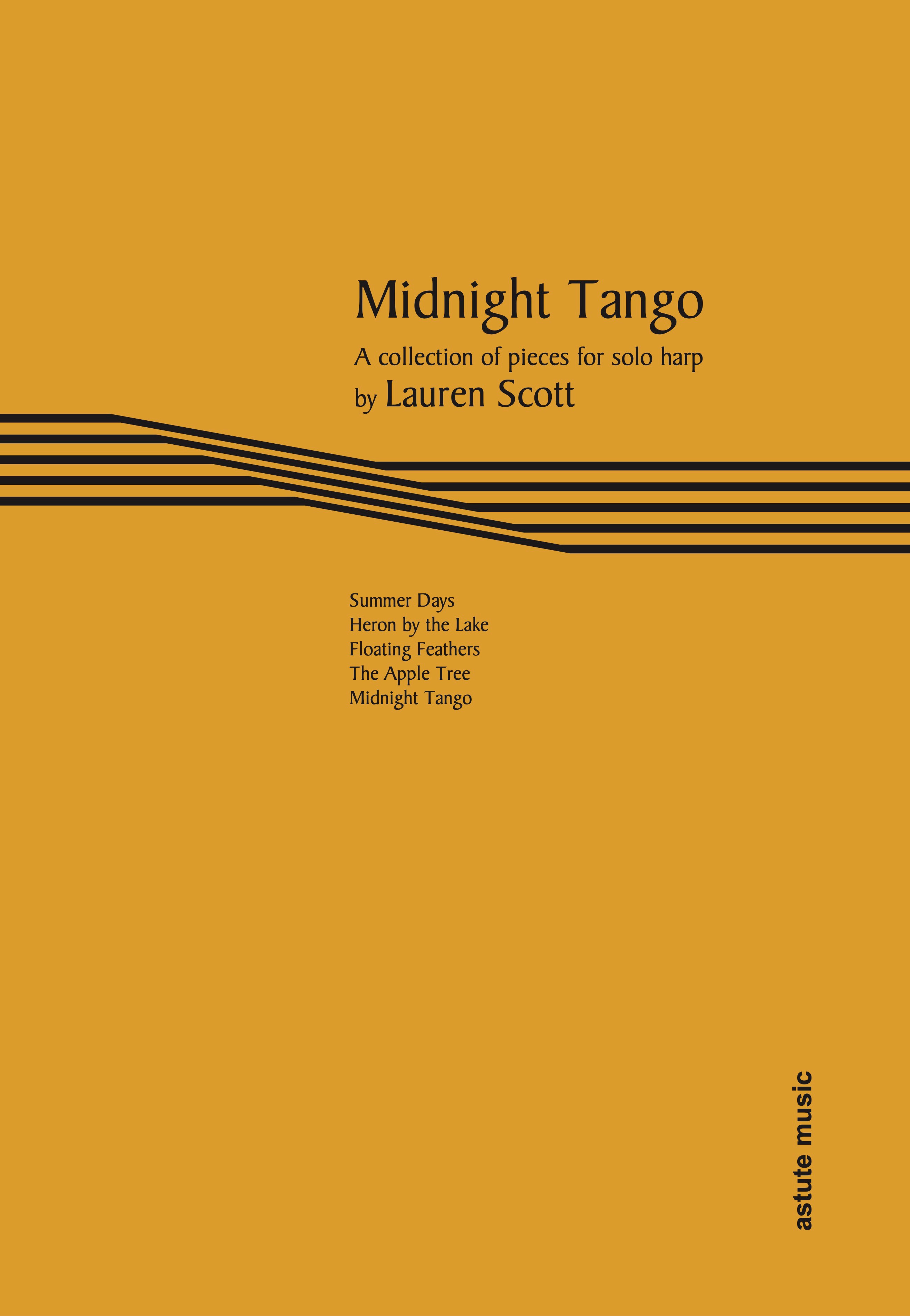 Midnight Tango Scott Solo Harp Sheet Music Songbook