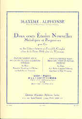 Alphonse 200 New Studies Book 3 Horn Sheet Music Songbook
