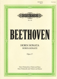 Beethoven Sonata Op17 Sheet Music Songbook