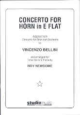 Bellini Concerto Horn Eb Arr Newsome Sheet Music Songbook