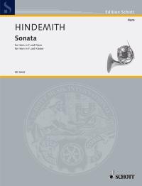Hindemith Sonata C (1939) Horn F Sheet Music Songbook
