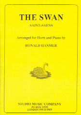 Saint-saens Swan Eb Inst (with F Part) Arr Hamner Sheet Music Songbook