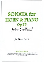 Golland Sonata Op75 Horn In Eb Sheet Music Songbook