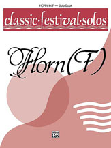 Classic Festival Solos Horn In F Sheet Music Songbook