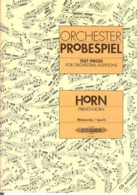 Test Pieces For Orchestral Auditions Horn Sheet Music Songbook