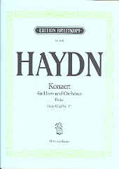Haydn Concerto D Hobvii D: 3 Hn/pf Sheet Music Songbook