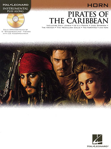 Pirates Of The Caribbean Horn Book/cd Sheet Music Songbook