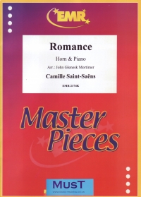 Saint-saens Romance Hn/pf Sheet Music Songbook