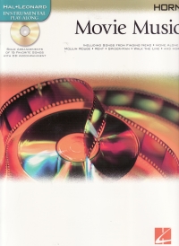 Movie Music Instrumental Play-along Horn Book/cd Sheet Music Songbook