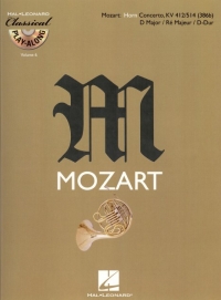 Classical Play Along 06 Mozart Horn Concerto Kv412 Sheet Music Songbook