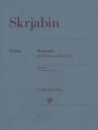 Scriabin Romance Horn & Piano Sheet Music Songbook