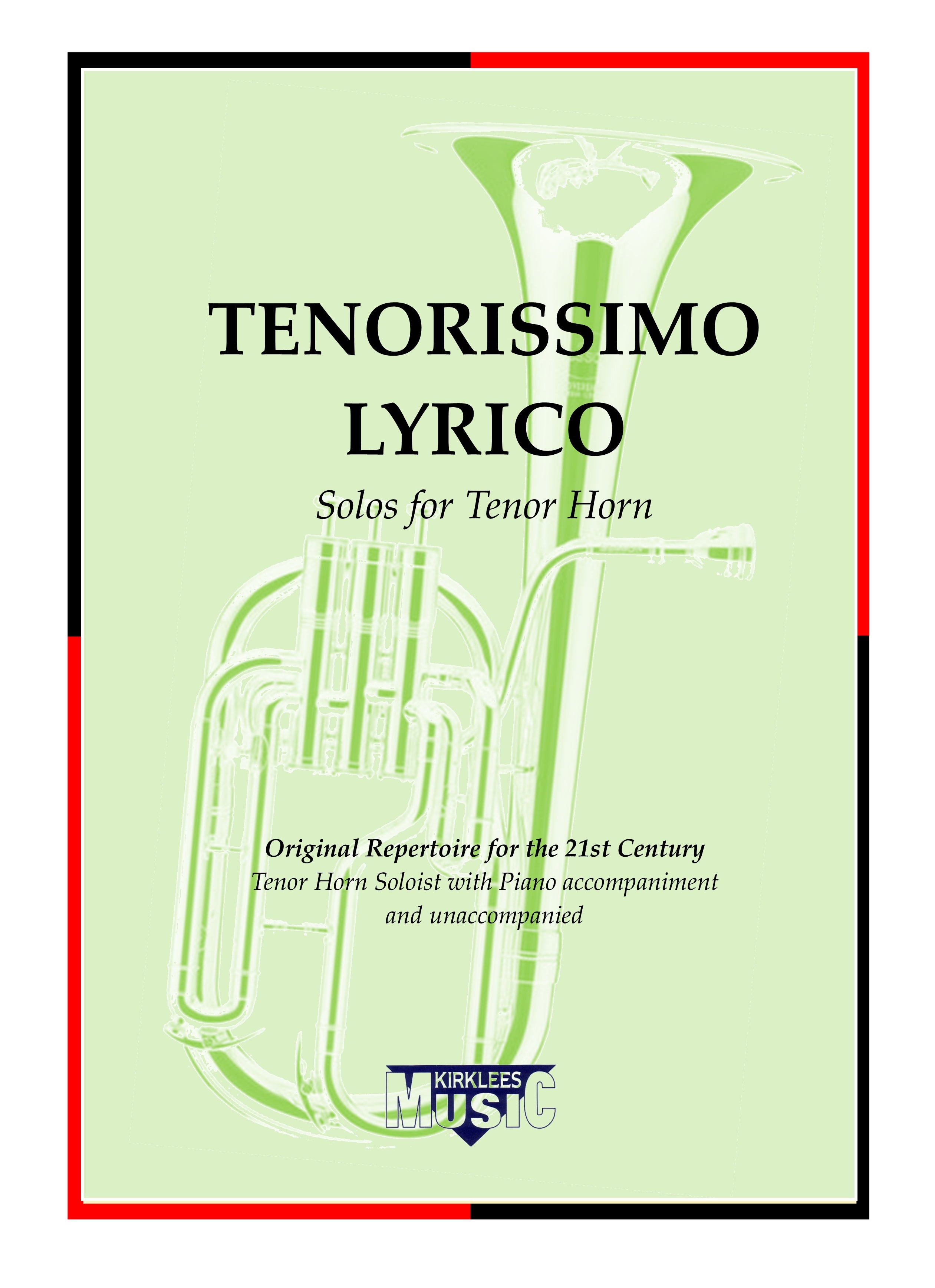 Tenorissimo Lyrico Solos For Tenor Horn Sheet Music Songbook