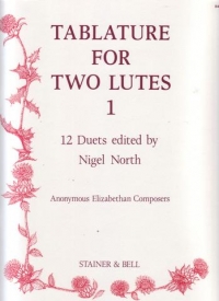 Tablature For Two Lutes Book 1 Sheet Music Songbook