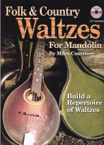 Folk & Country Waltzes For Mandolin Courtier Bk/cd Sheet Music Songbook