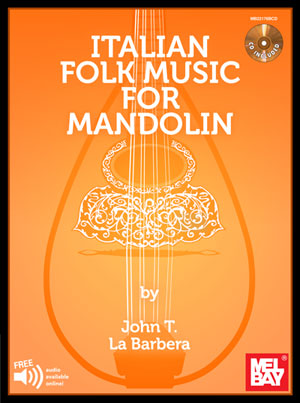 Italian Folk Music For Mandolin La Babera + Cd Sheet Music Songbook