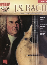 Mandolin Play Along 04 J S Bach Book & Cd Sheet Music Songbook
