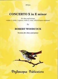 Woodcock Concerto No 10 Emin Oboe & Pf Sheet Music Songbook