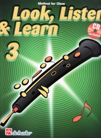 Look Listen & Learn 3 Method For Oboe Book/cd Sheet Music Songbook