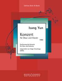Yun Concerto Oboe & Piano Sheet Music Songbook
