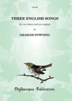 Powning 3 English Songs 2 Ob/cor Anglais Sheet Music Songbook