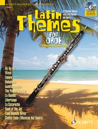 Latin Themes Oboe Book/cd Sheet Music Songbook