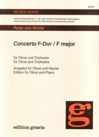 Winter Concerto F Oboe & Piano Sheet Music Songbook