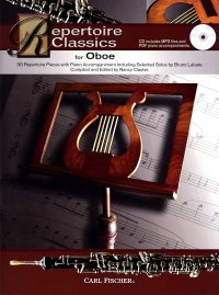 Repertoire Classics Oboe Book & Cd Sheet Music Songbook