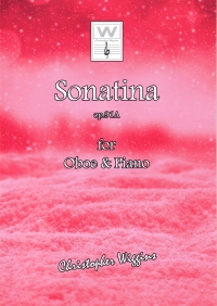 Wiggins Sonatina Op91 Oboe & Piano Sheet Music Songbook