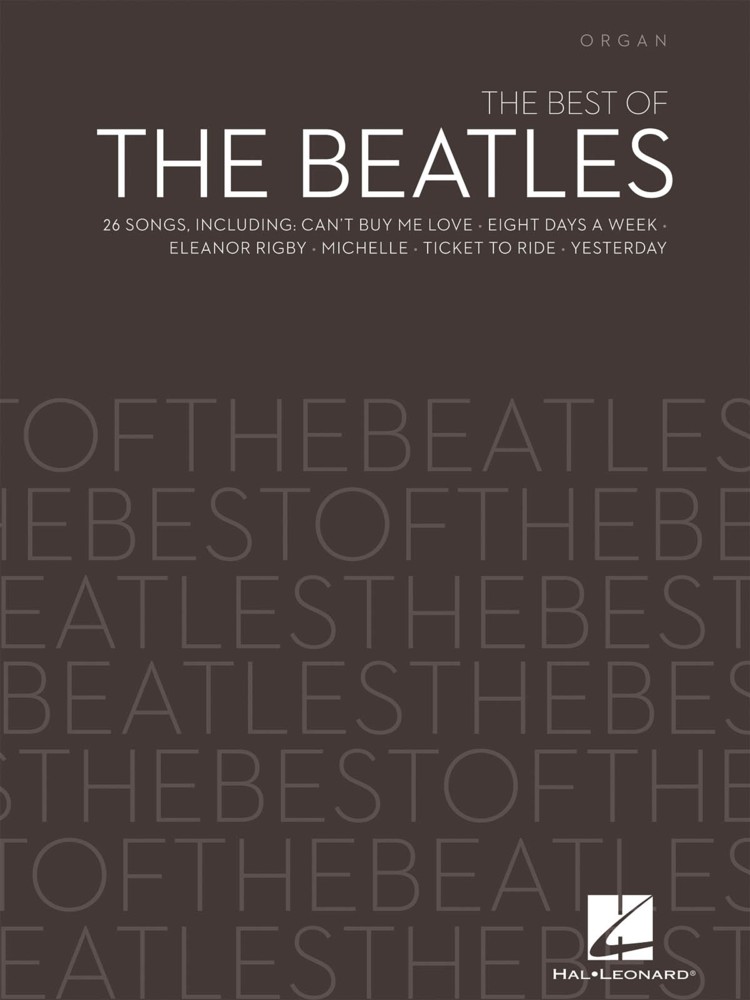 Beatles Best Of The Beatles Organ Sheet Music Songbook