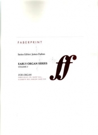 Faber Early Organ Series 2 (england:1590-1650) Sheet Music Songbook