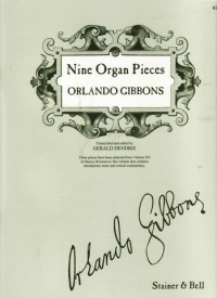 Gibbons Nine Organ Pieces Sheet Music Songbook
