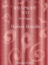 Howells Rhapsody No 1 Db Organ Sheet Music Songbook