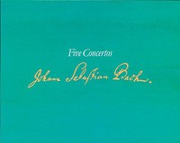 Bach Concertos (5) Bwv592-596 Organ Sheet Music Songbook